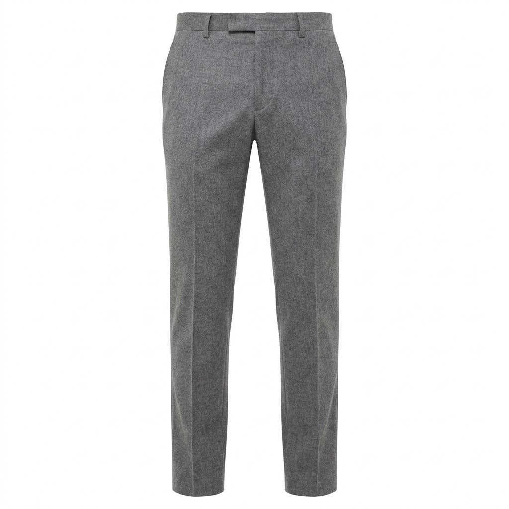 Italian Wool Flannel Trousers